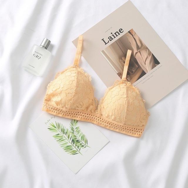 Bộ Bra Ren Ngàn Hoa Mút Mỏng 8838