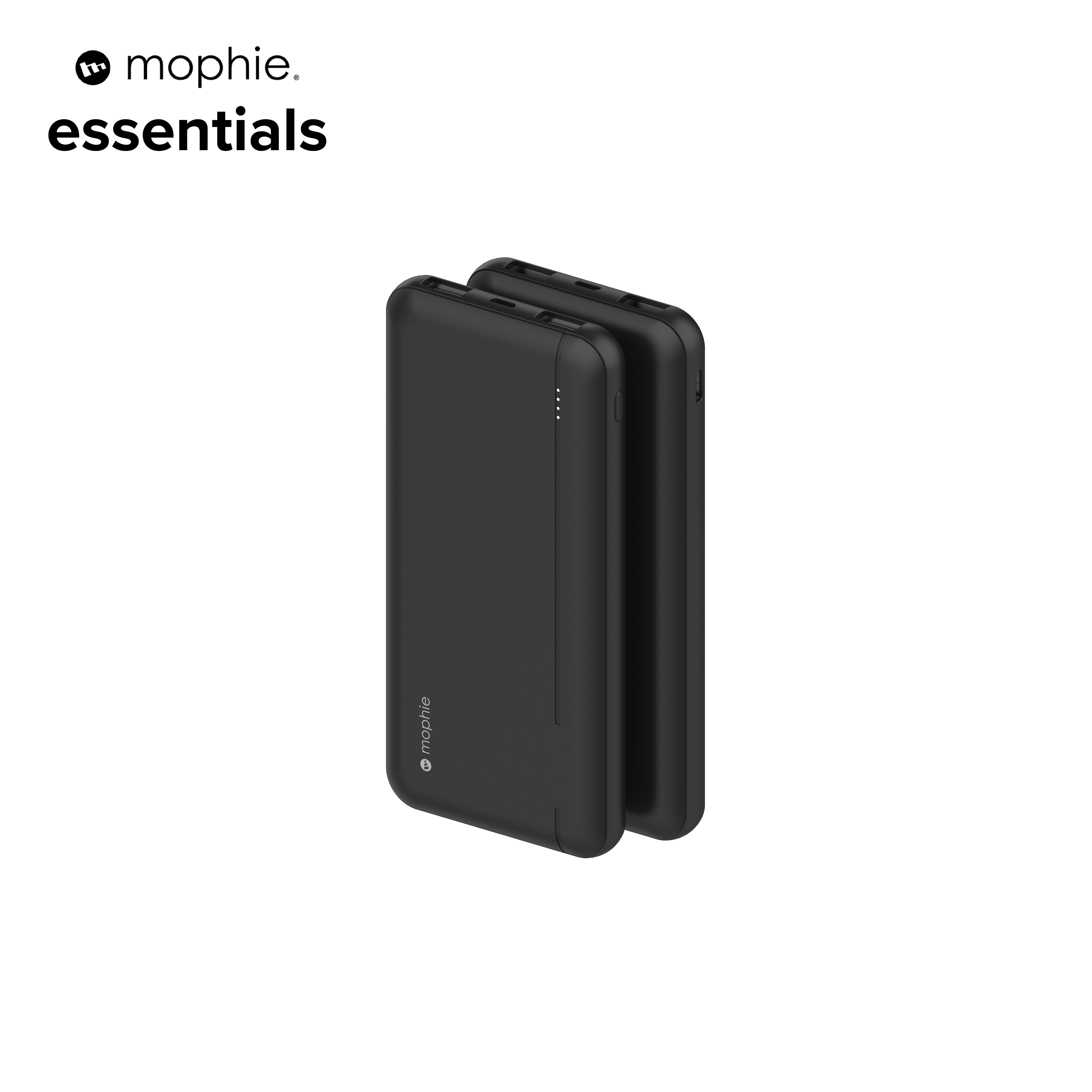 Sạc dự phòng Mophie Essentials 10.000mAh/3.7V PD20W 2 USB-A 1 USB-C, bảo hành 12 tháng - Hàng chính hãng