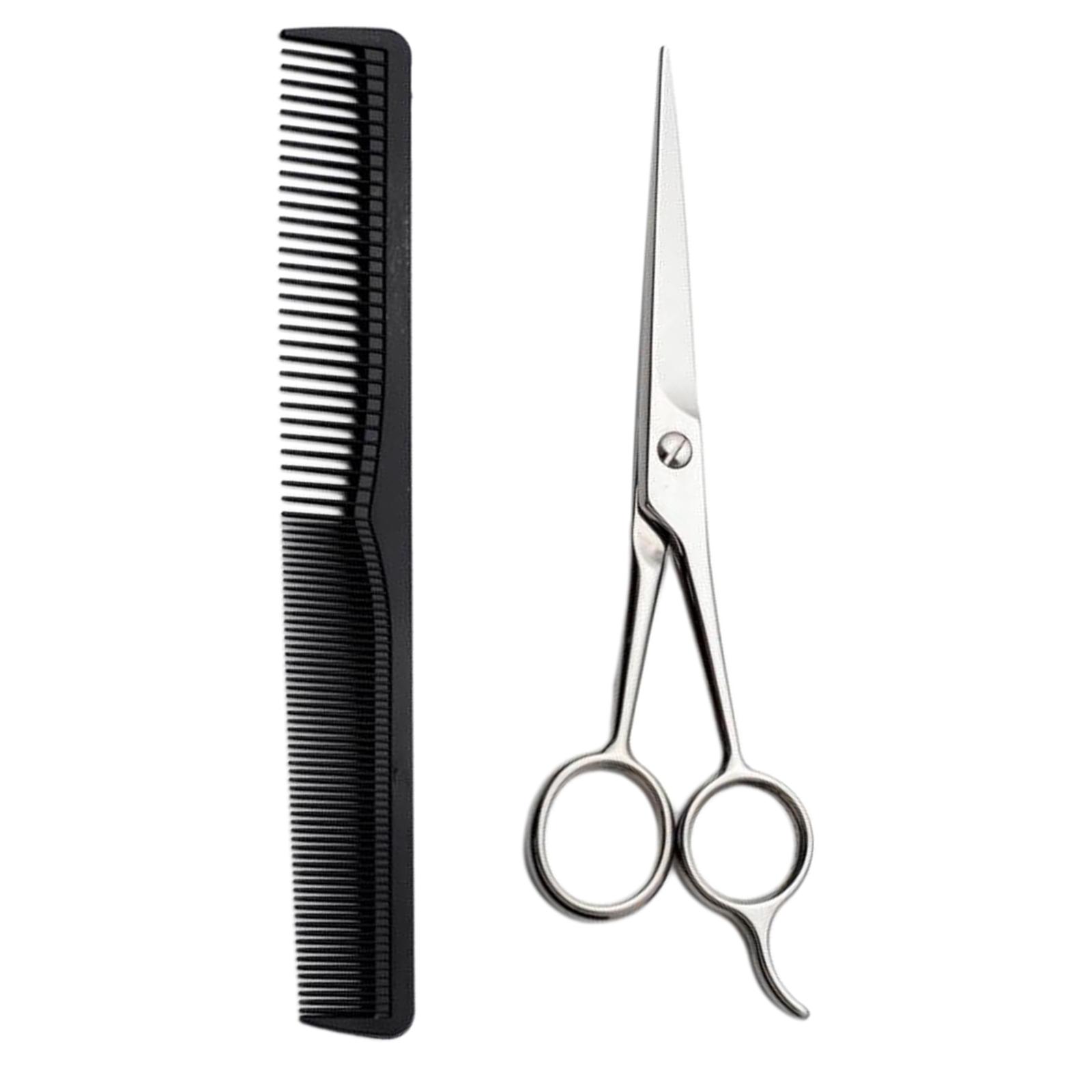 Barber Hair Cutting Scissors Stainless Steel for Hair Cutting with Comb