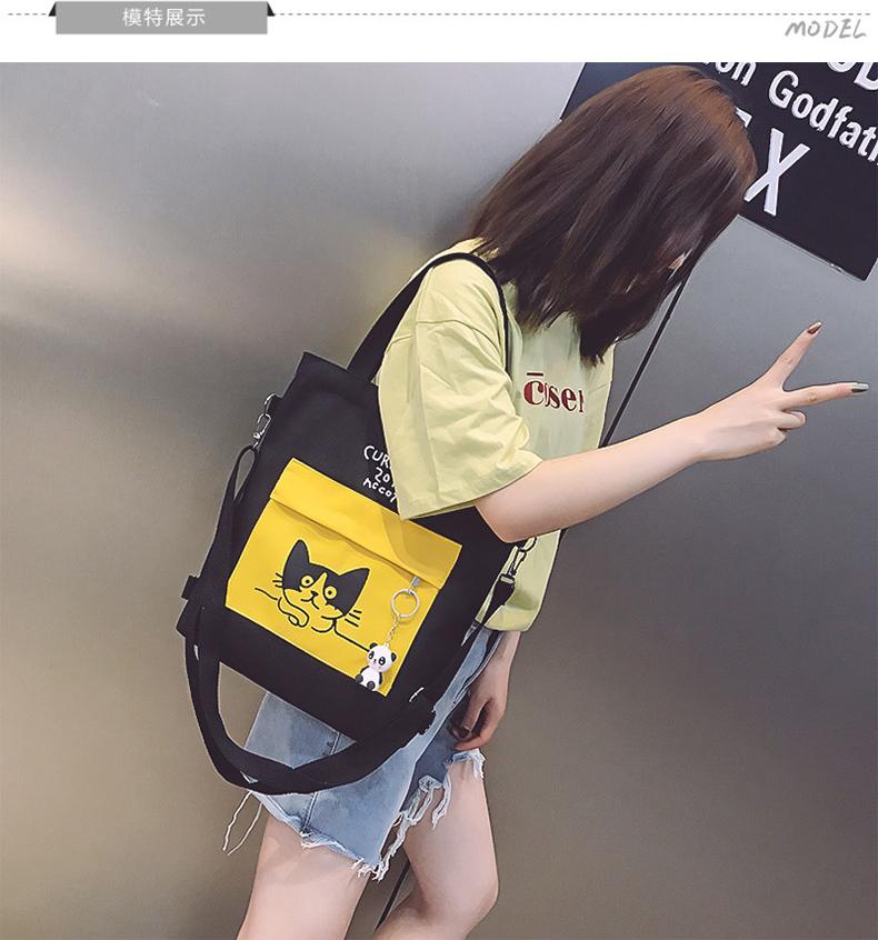 Túi Vải Tote XinhStore Hình Mèo