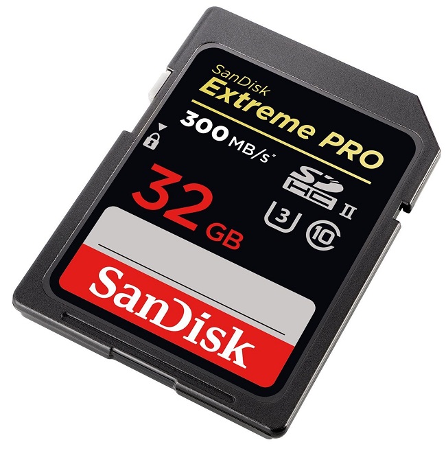 Thẻ nhớ SDXC SanDisk Extreme Pro UHS-II U3 32GB / 64GB / 128GB 300MB/s - Hàng Nhập Khẩu