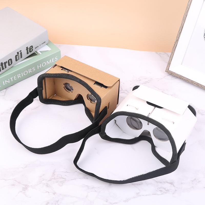 Kính Thực Tế Ảo Kính Google Cardboard Kính 3D VR Kính Xem Phim Cho SmartPhone Tai Nghe VR Màu sắc: Trắng