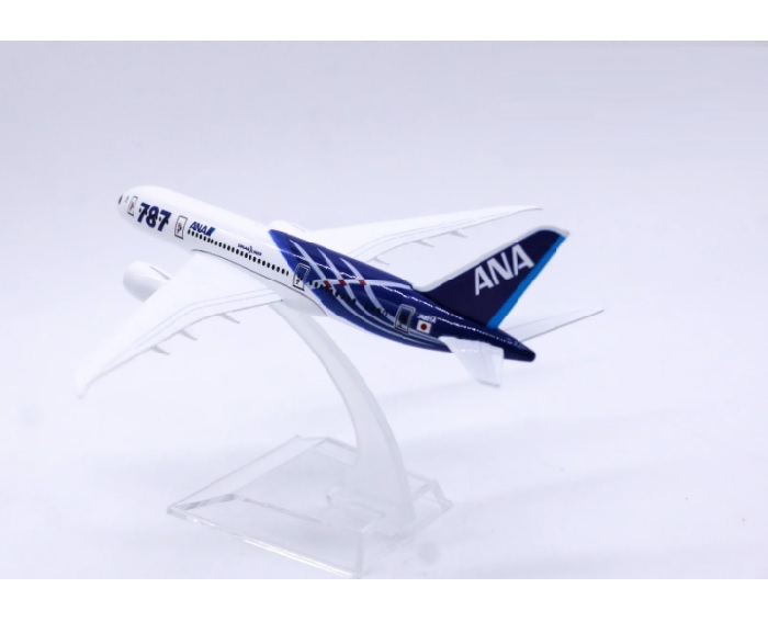 Mô hình máy bay tĩnh B787 Ana 16cm