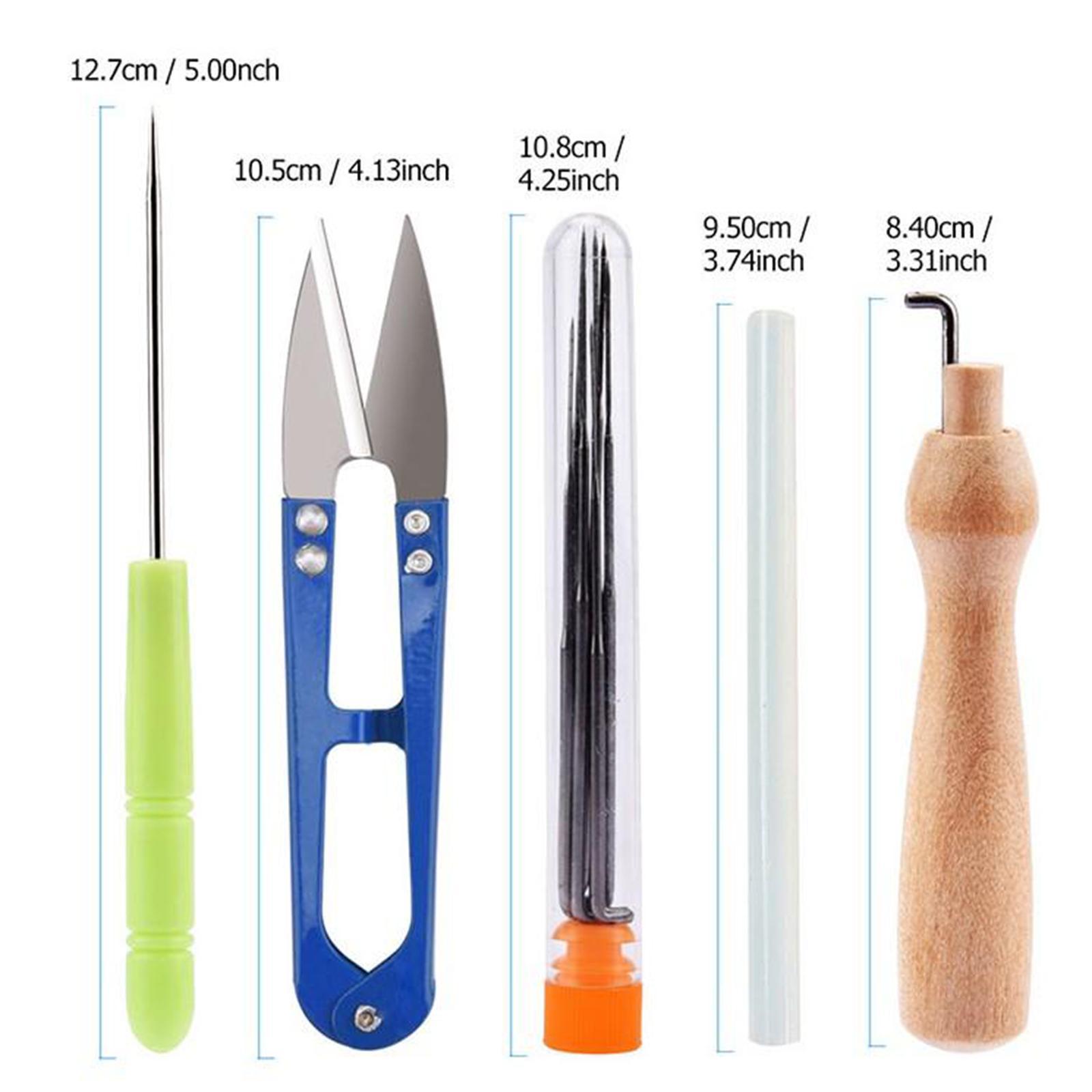 Felting Kit Supplies Wool Roving Felted Doll  Kit