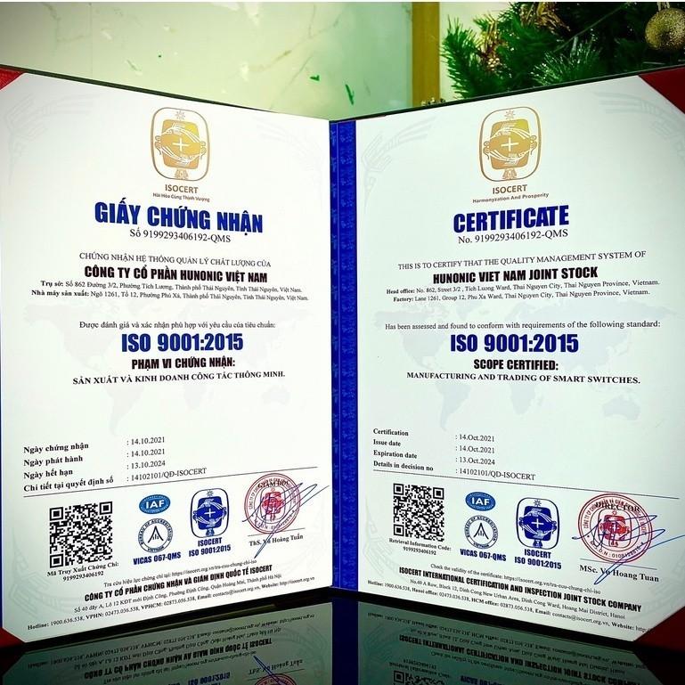 Công Tắc Thông Minh Wifi Hunonic Mini Điều Khiển Từ Xa Qua Điện Thoại, Hẹn Giờ Tự Động