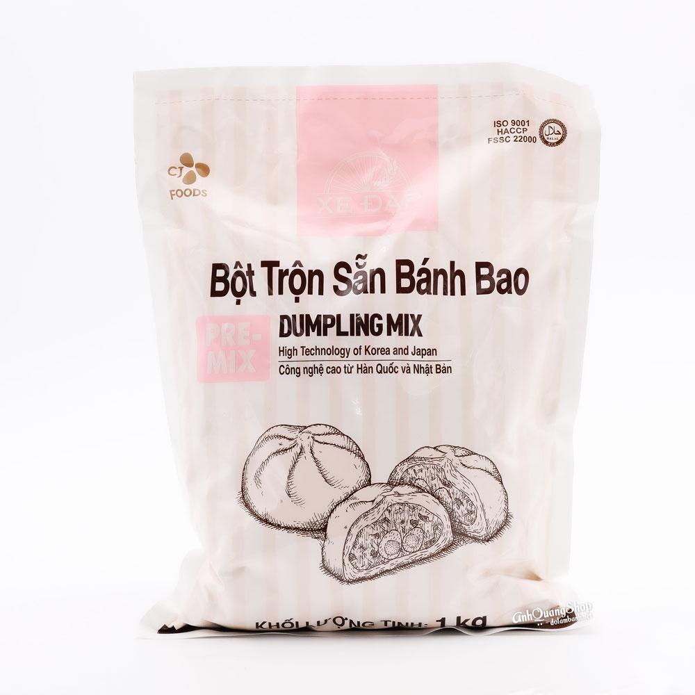 Bột trộn sẵn bánh bao CJ hiệu Xe Đạp 1Kg