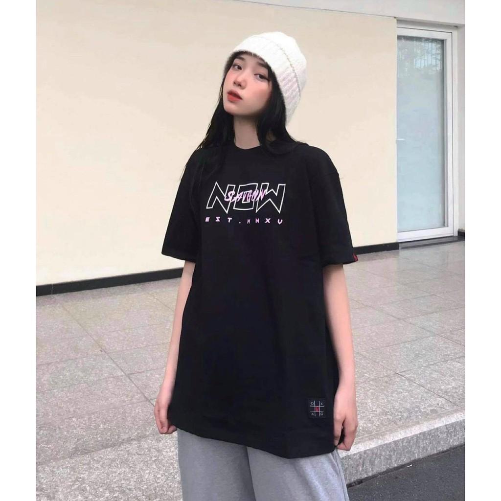Áo Thun Local Brand Now Saigon Nam Nữ Tay Lỡ Oversize Unisex Full Mạc
