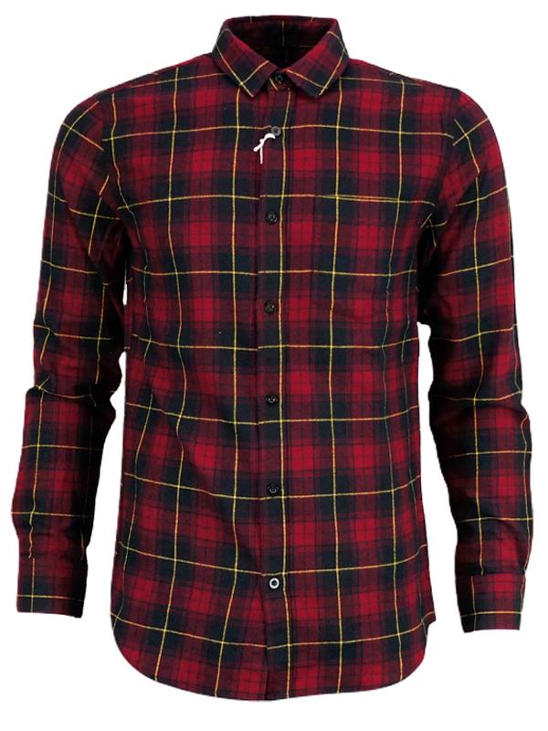 Áo Sơ Mi Tay Dài Forever21 Flannel Slim Fit Shirt - SIZE S