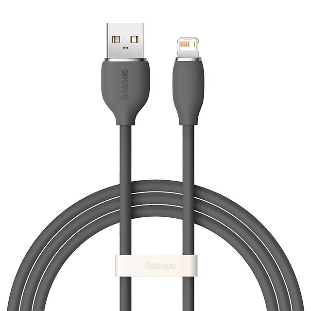 Cáp sạc nhanh USB to iP 2.4A Baseus Jelly Liquid Silica Gel Fast Charging Data Cable- hàng chính hãng