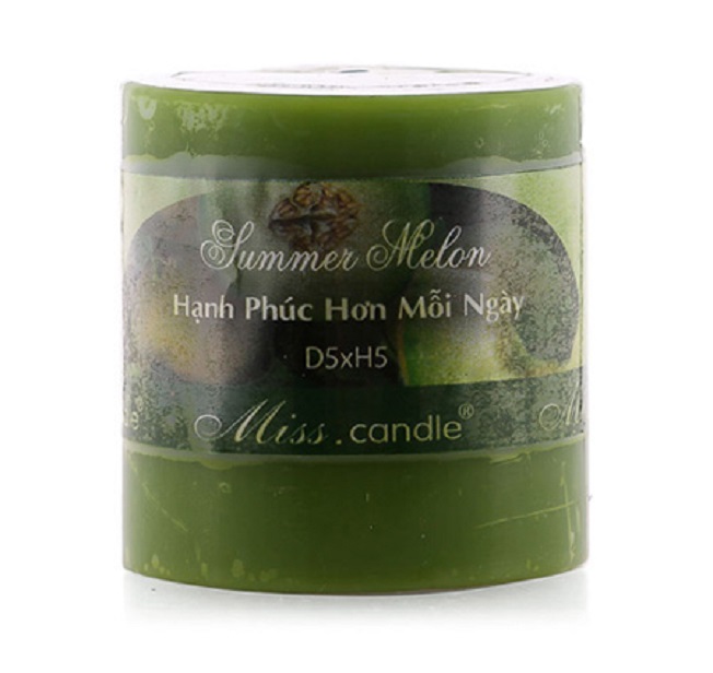 Set 3 Nến thơm trụ tròn D5H5 Miss Candle MIC4565 (5 x 5 cm)