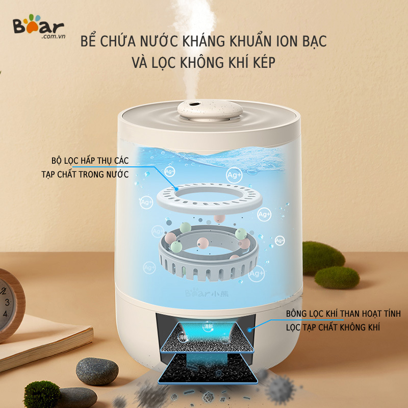 Máy tạo độ ẩm 4.5L Bear JSQ-C45U1 Hàng chính hãng