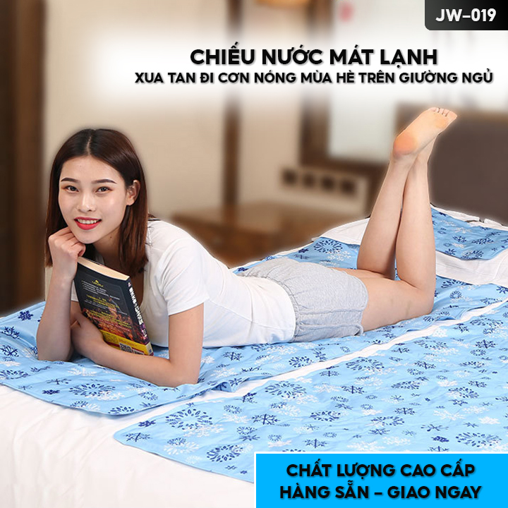 Giường Nệm Nước Làm Mát Mùa Hè Sử Dụng Cho Gia Đình Nhiều Kích Cỡ Thích Hợp Có Van Thoát Hoặc Châm Nước Tiện Lợi JW-019