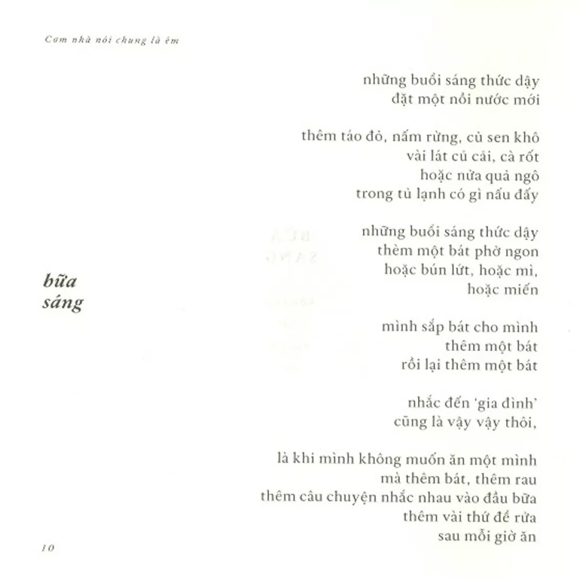 Cơm Nhà Nói Chung Là Êm