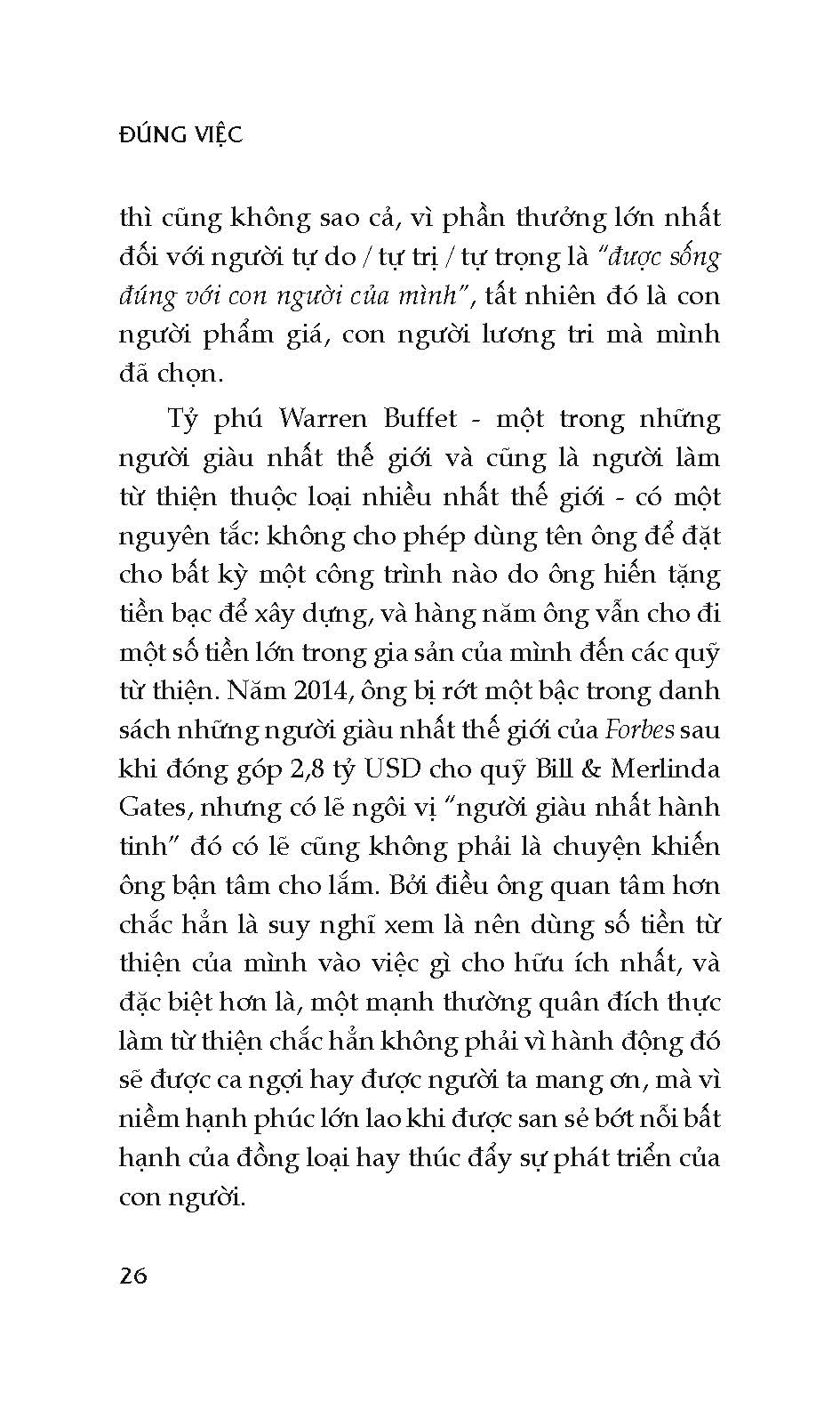 Đúng Việc - Một Góc Nhìn Về Câu Chuyện Khai Minh (Tái bản lần thứ 12) - Bìa cứng (Bản in năm 2023)