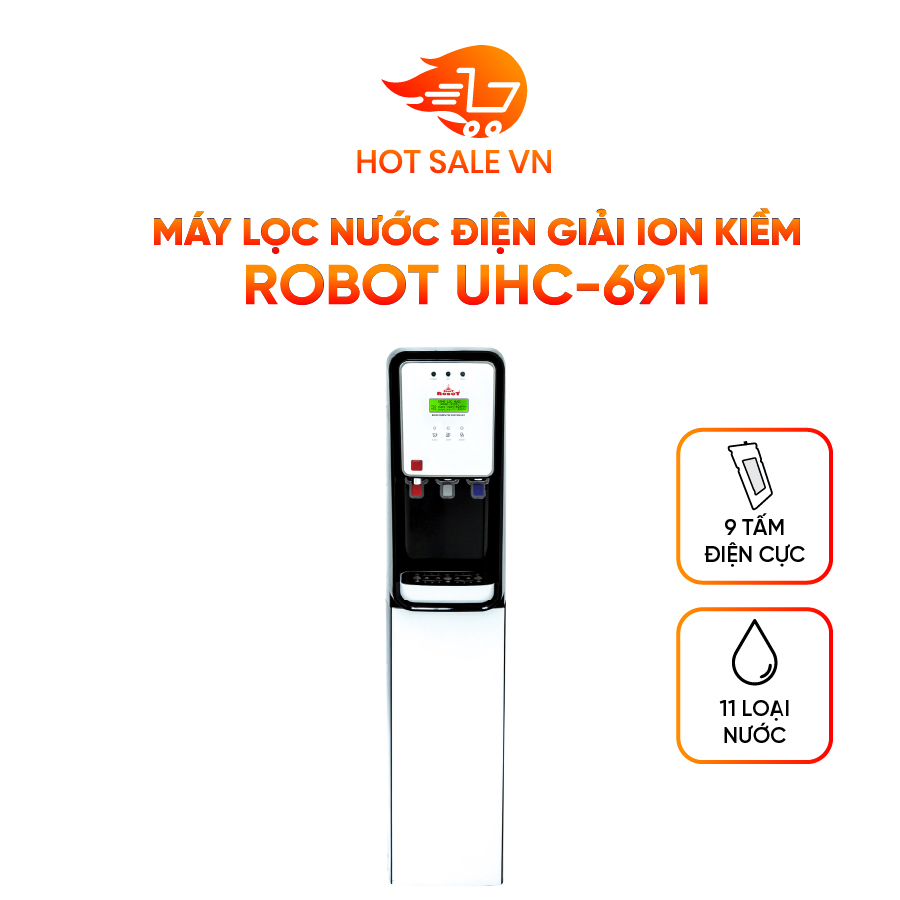 Máy Lọc Nước Điện Giải Ion Kiềm ROBOT UHC 6911 - Hàng Chính Hãng