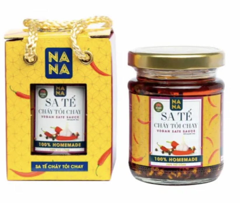 Sa tế cháy tỏi chay Nana Foods