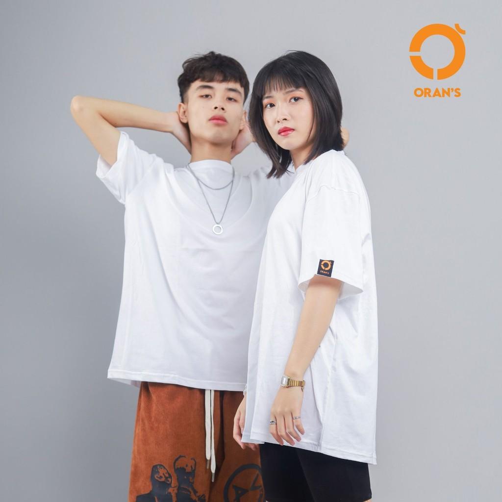 BOX 2 áo Tee Basic Oversize chất liệu COTTON 100% siêu thấm hút mồ hôi, FULLBOX - ORAN'S TEE BASIC