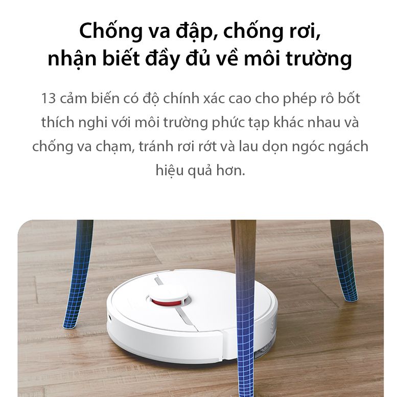 Robot Hút Bụi Lau Nhà Thông Minh Dreame D9 - Lực Hút 3000 PA - Phiên Bản Quốc Tế - Hàng chính hãng