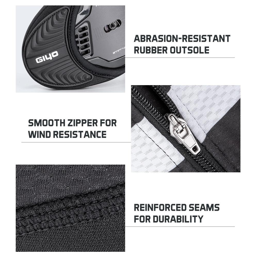 GIYO Waterproof Cycling Shoe Covers Winter Warm Bike Shoes Covers MTB Road Bicycle Overshoes