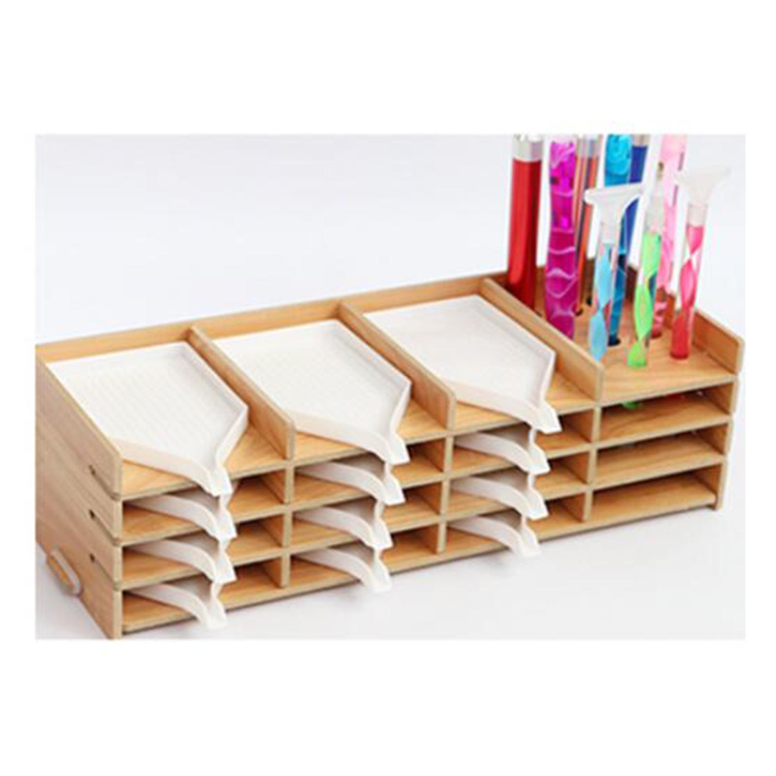 2x5D Diamonds Painting Tools Accessories Kits Wood Rack 12 Tray