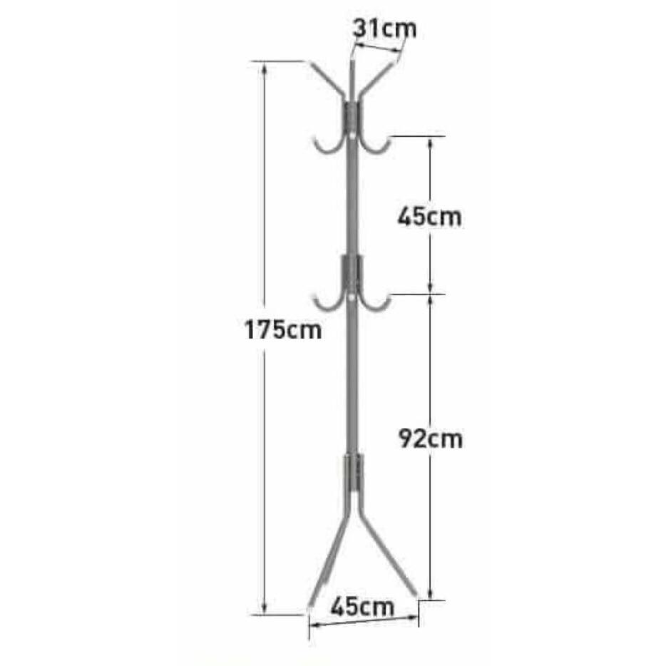 Cây treo quần áo, túi sách, mũ đa năng