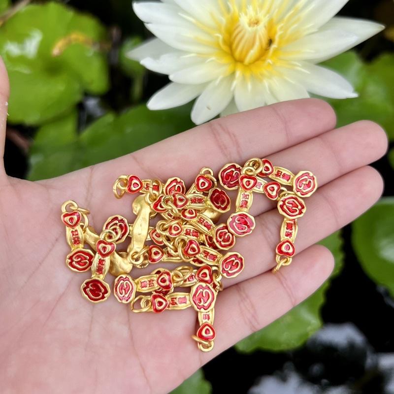 Charm gậy như ý màu xi vàng làm phụ kiện vòng tay