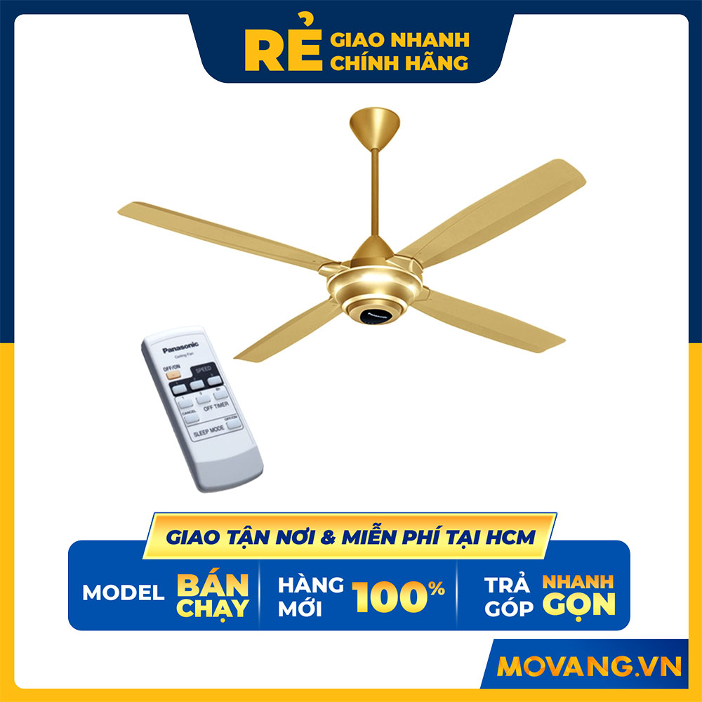 Quạt Trần Panasonic F-56MZG-GO – Vàng - Hàng chính hãng