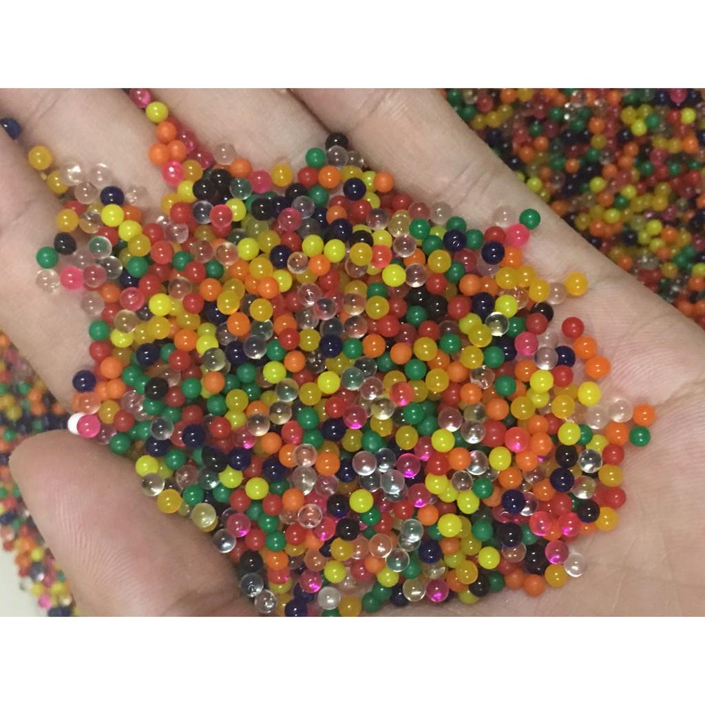 Hạt nở, hạt thuỷ tinh thể trồng cây- Nguyên liệu làm slime