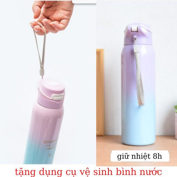 Bình giữ nhiêt CAO CẤP 500ml CÓ DÂY - LOẠI TỐT Bình nước giữ nhiệt