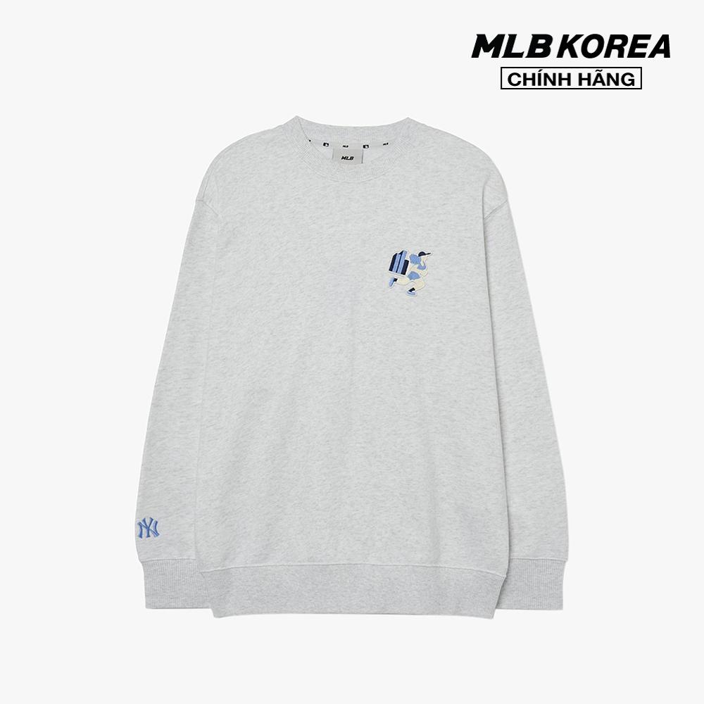 MLB - Áo sweatshirt unisex tay dài Varsity Overfit 3AMTC0131-50MGL