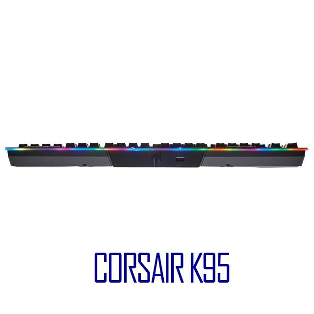 Bàn phím cơ chơi game tốt nhất Corsairr K95 RGB Platinum GunMetal Speed switch