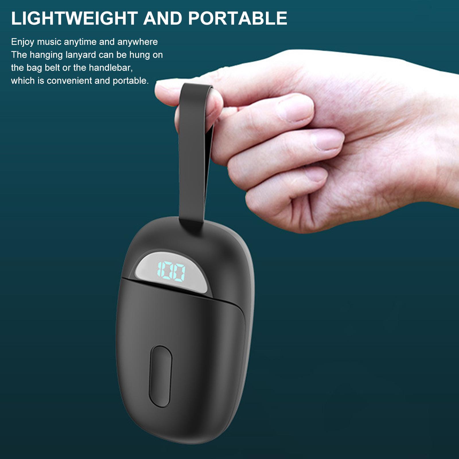 Tai nghe không dây Bluetooth 5.0 TWS có Mic LED Màn hình hiển thị chống nước LB60