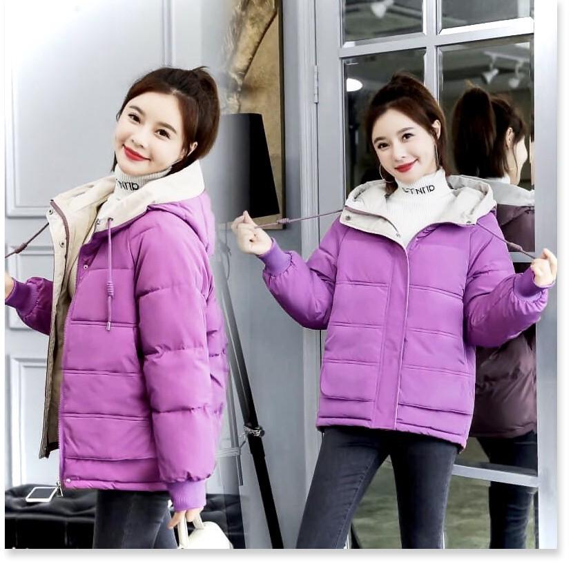 ÁO KHOÁC PHAO NỮ 3 LỚP CÓ NÓN THỜI TRANG BAO ẤM ÁP CHO MÙA ĐÔNG NĂM NAY THỜI TRANG 1HITSTORE1