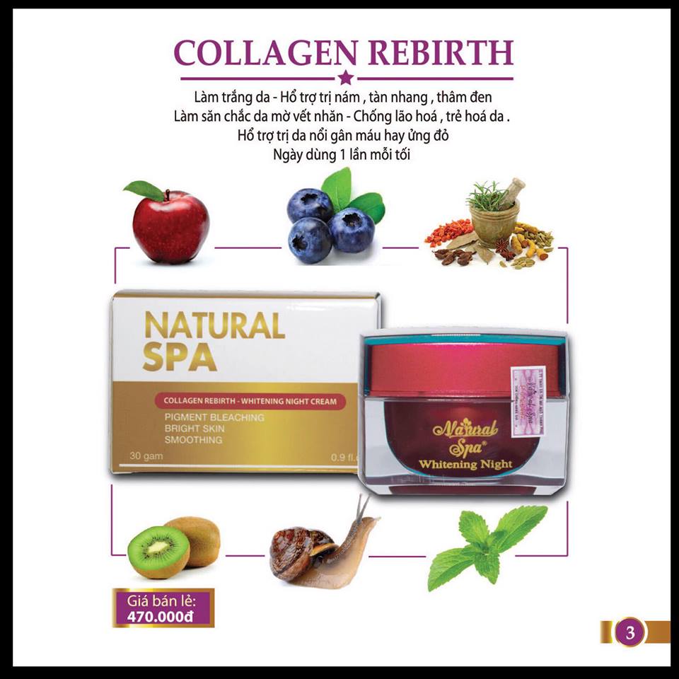 Kem dưỡng da chống lão hóa tái sinh khôi phục Collagen- Collagen Rebirth