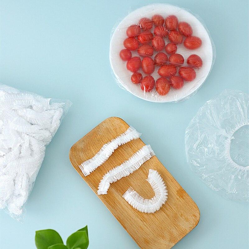 100Pcs Disposable Fresh-keeping Bag Food Covers Fruit Storage Bag Packaging Plastic Bags Kitchen Fresh Keeping Food Saver Bag