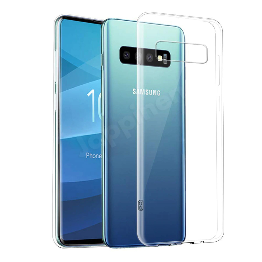 Ốp lưng dẻo dành cho Samsung Galaxy S10 Plus hiệu Ultra Thin mỏng 0.6mm chống trầy - Hàng chính hãng