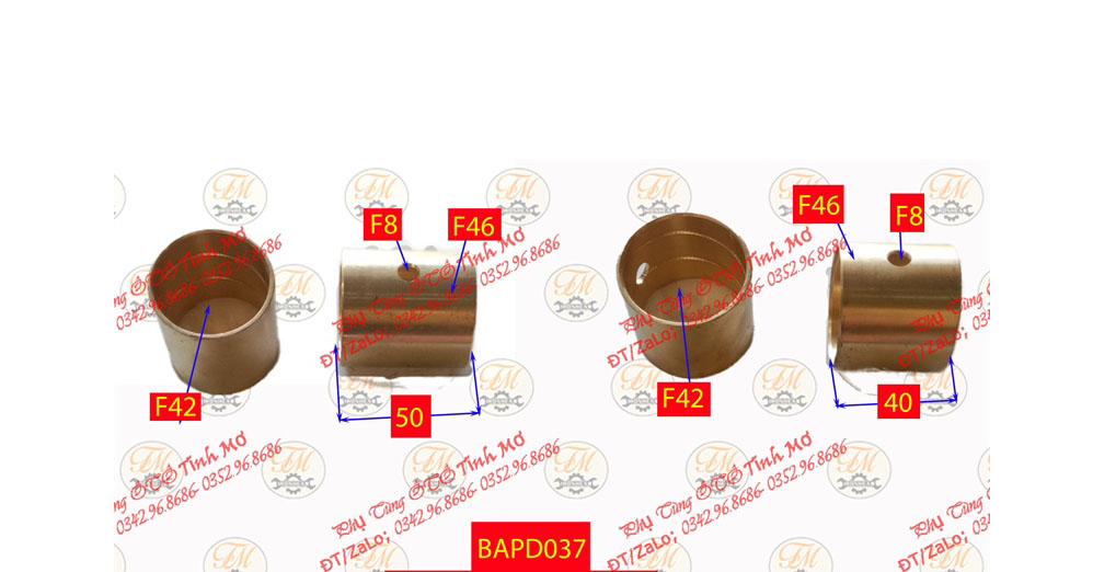 Bạc trục đứng TH cầu dầu