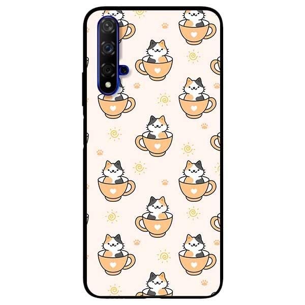 Ốp lưng dành cho Huawei 5t - Mate 20 - Mate 20 Pro mẫu Mèo Ly Tình Yêu