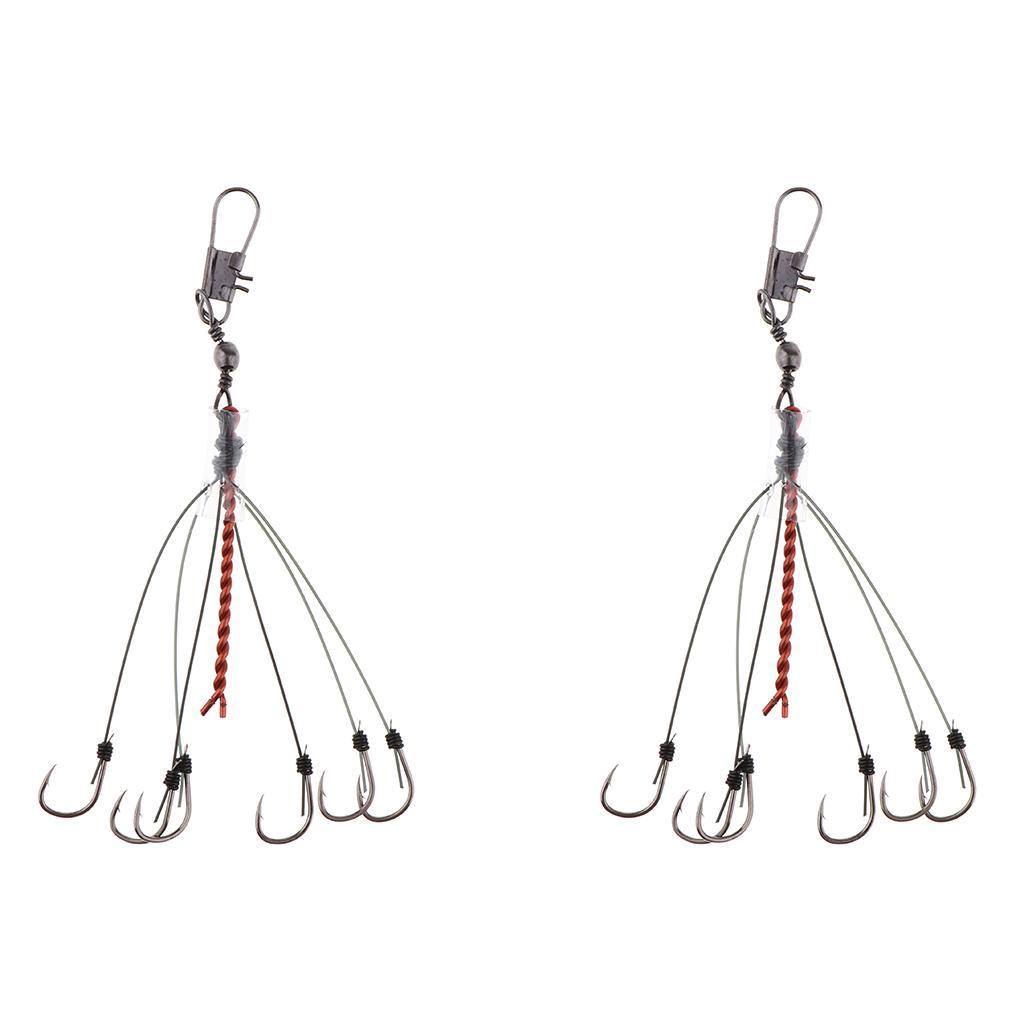 High Carbon Steel Fishing Hook Fishhooks with 12pcs Hooks 5