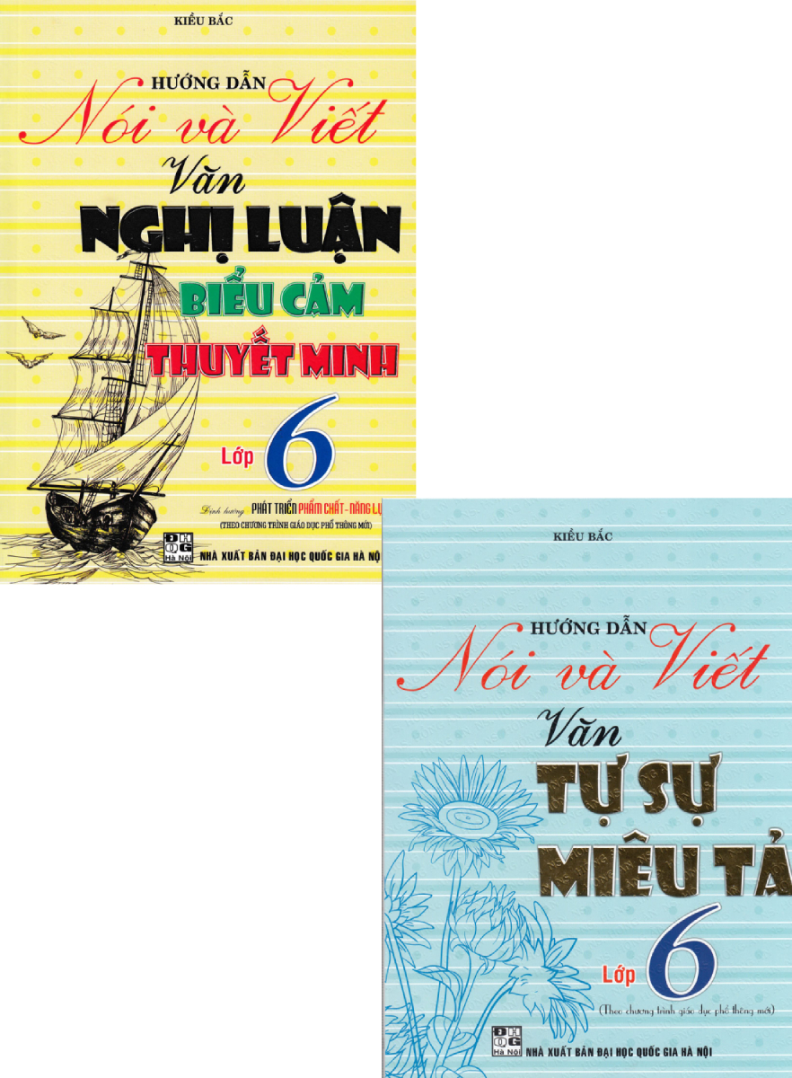 Sách tham khảo- Combo Hướng Dẫn Nói Và Viết Ngữ Văn Lớp 6 (Biên Soạn Theo Chương Trình GDPT Mới) (Bộ 2 Cuốn)_HA