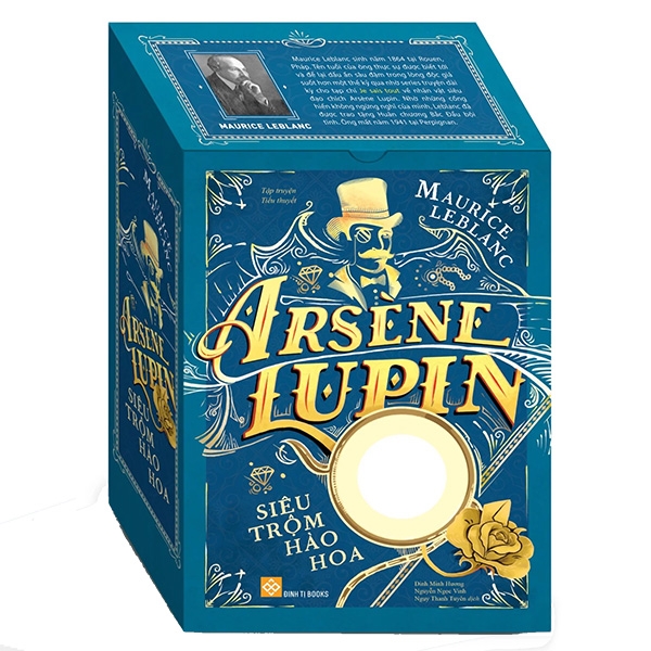Boxset Arsène Lupin - Siêu Trộm Hào Hoa (Trọn Bộ 5 Cuốn) - Tặng Kèm Kính Lúp