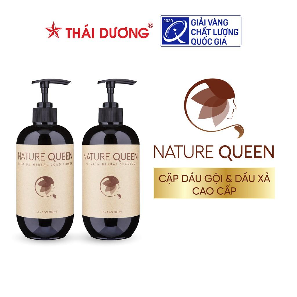 Bộ dầu gội và dầu xả cao cấp Nature Queen 100ml/480ml - Sao Thái Dương