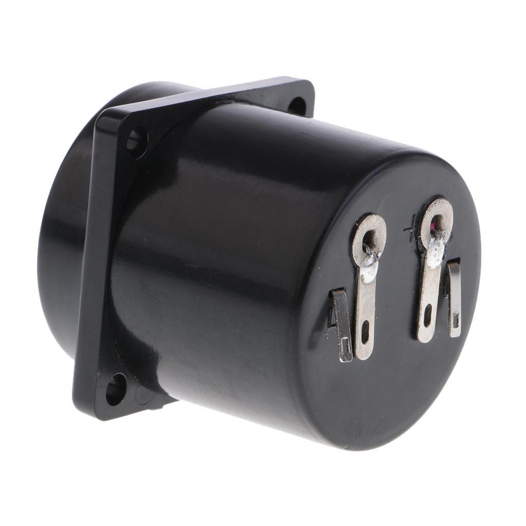 Audio Power Amplifier Panel VU meter DB level LED Header Black