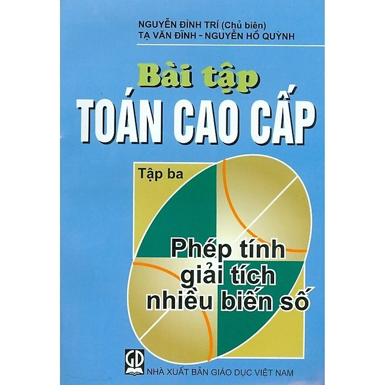 Sách - Bài Tập Toán Cao Cấp, Tập 3: Phép Tính Giải Tích Nhiều Biến Số (DN)