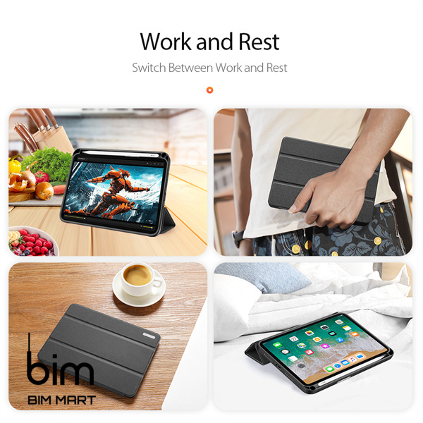 Bao da dành cho iPad Mini 6 2021 Dux Ducis Domo - Hàng Nhập Khẩu