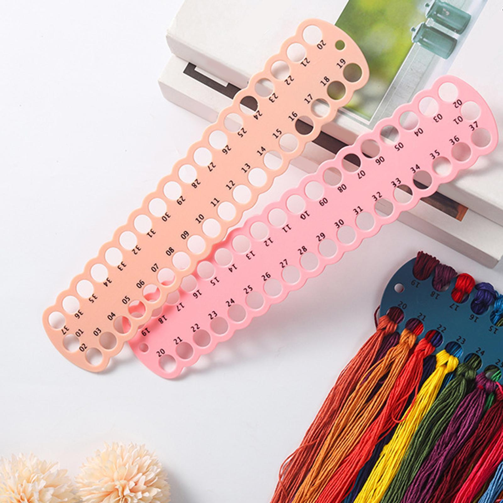 6Pcs Embroidery Floss Organizer Cross Stitch Threads Holder Storage Tool Accs
