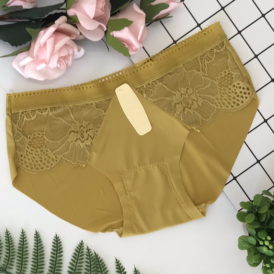 Combo 5 quần chip nữ, quần lót đúc su phối ren