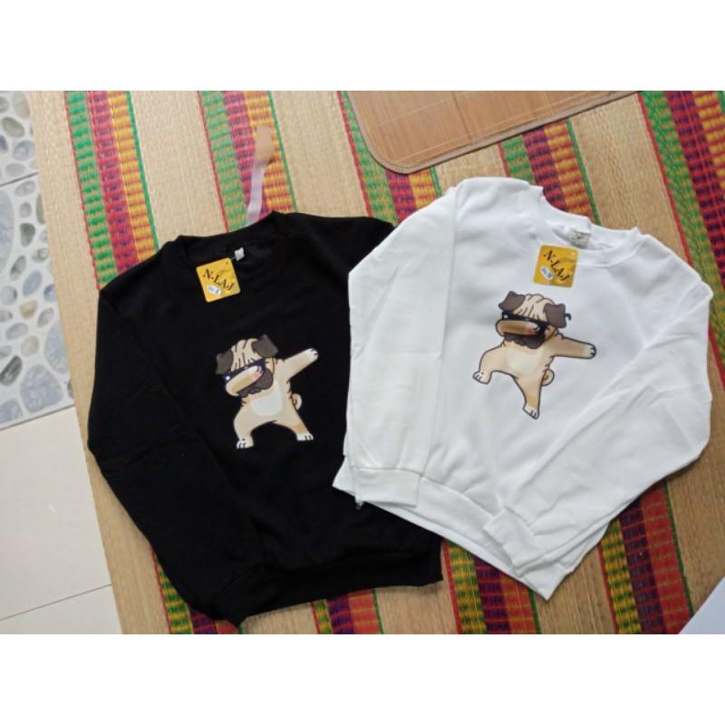Áo cặp đôi sweater thu đông, chất nỉ bông