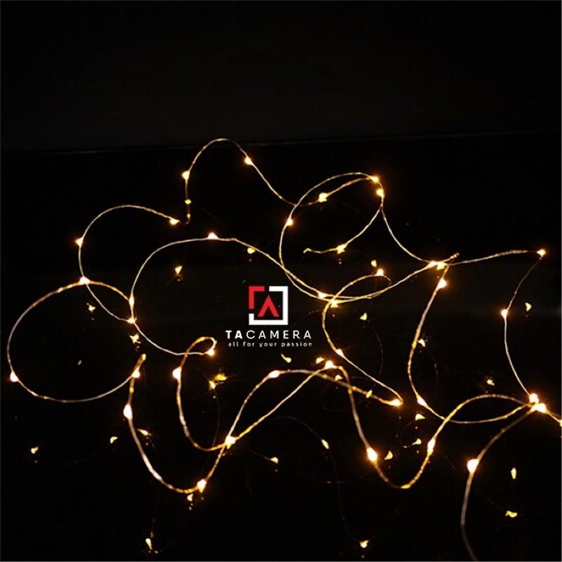 LED Fairy Lights - Đèn Đom Đóm - Size 10m 100 bóng - Nguồn pin AA