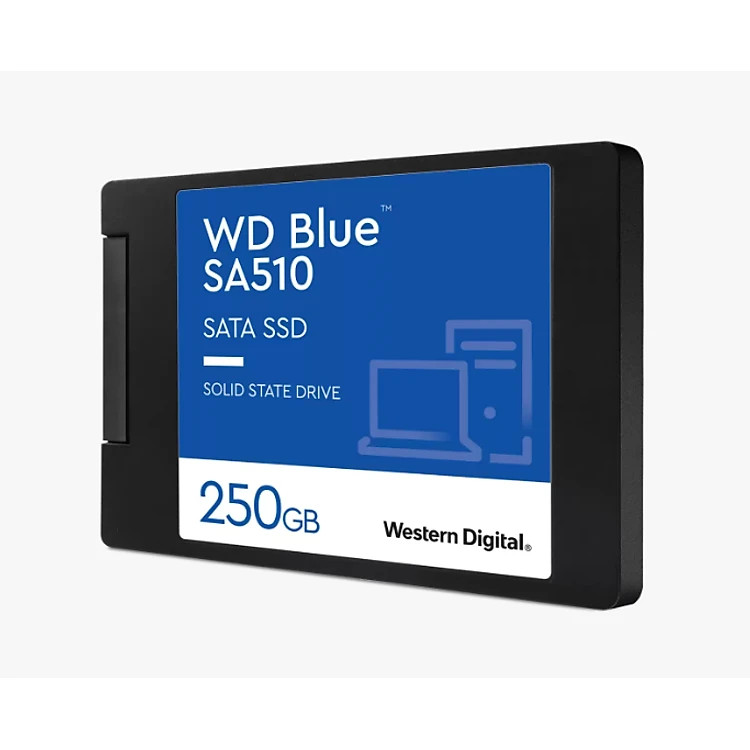 Ổ Cứng SSD Western Digital Blue 250GB SA510 3D-NAND 2.5 inch SATA iii Model G3B0A mới 2023 - Hàng Chính Hãng